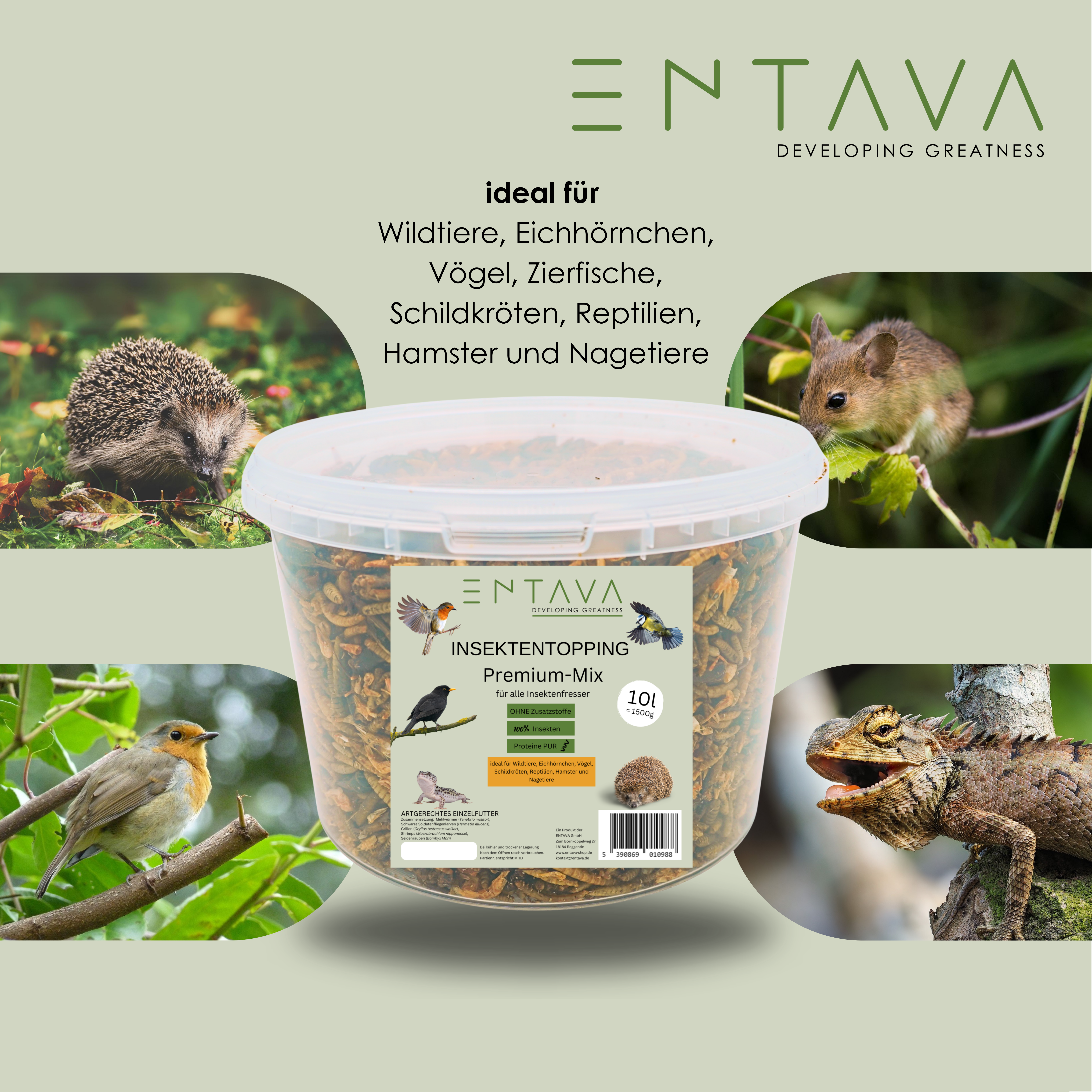 ENTAVA 10l Insektentopping Premium-Mix