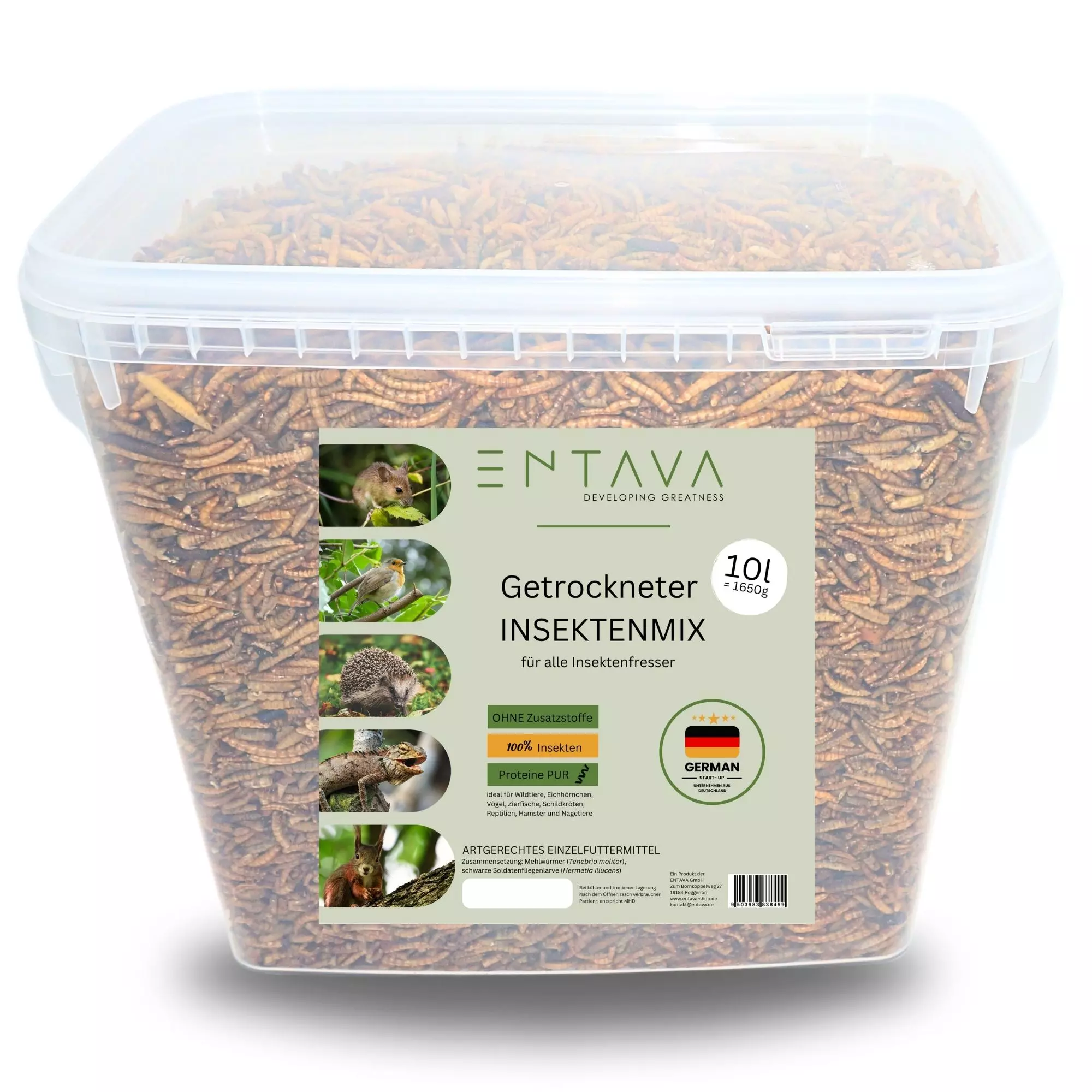 ENTAVA 10l nachhaltiger Insektenmix