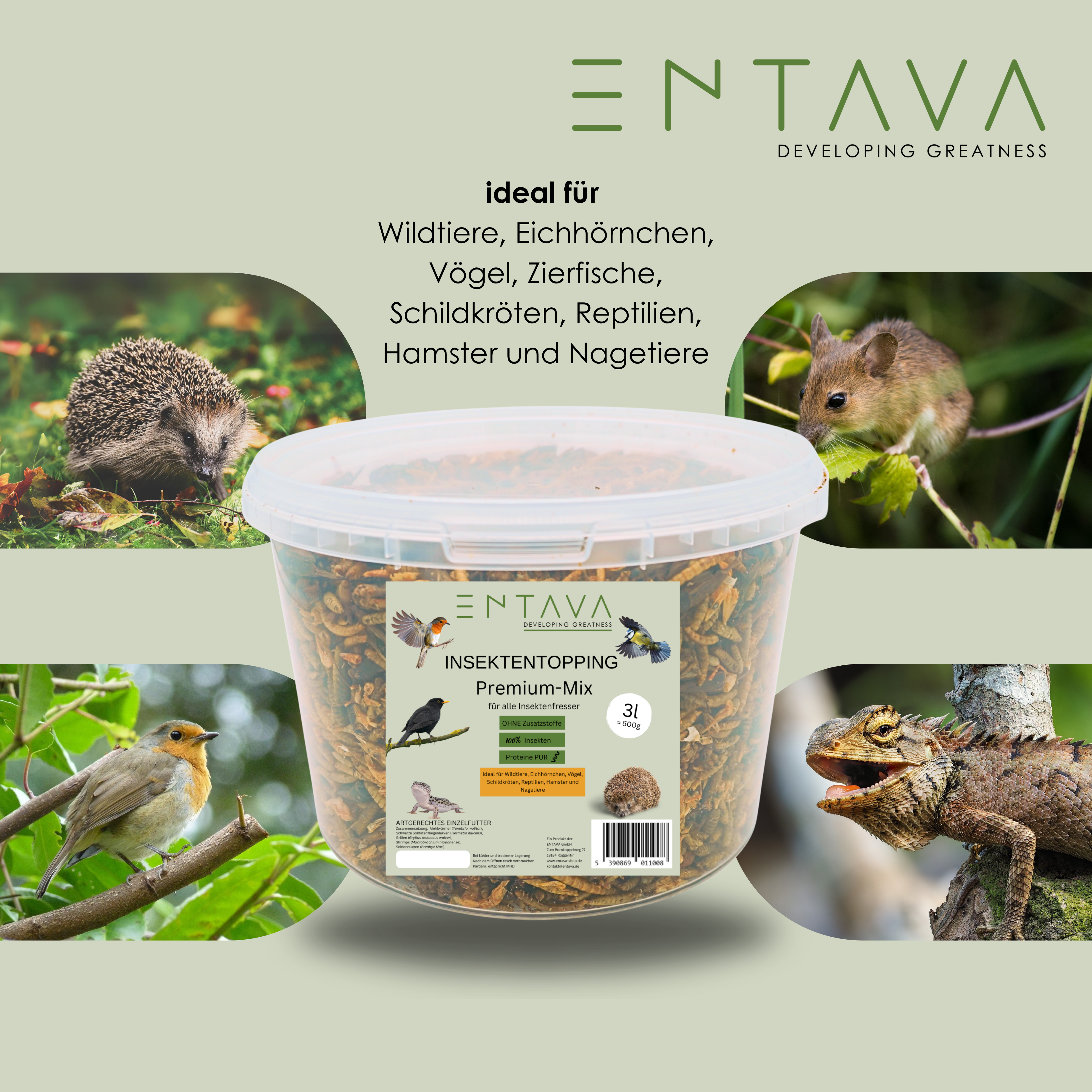 ENTAVA 3l Insektentopping Premium-Mix