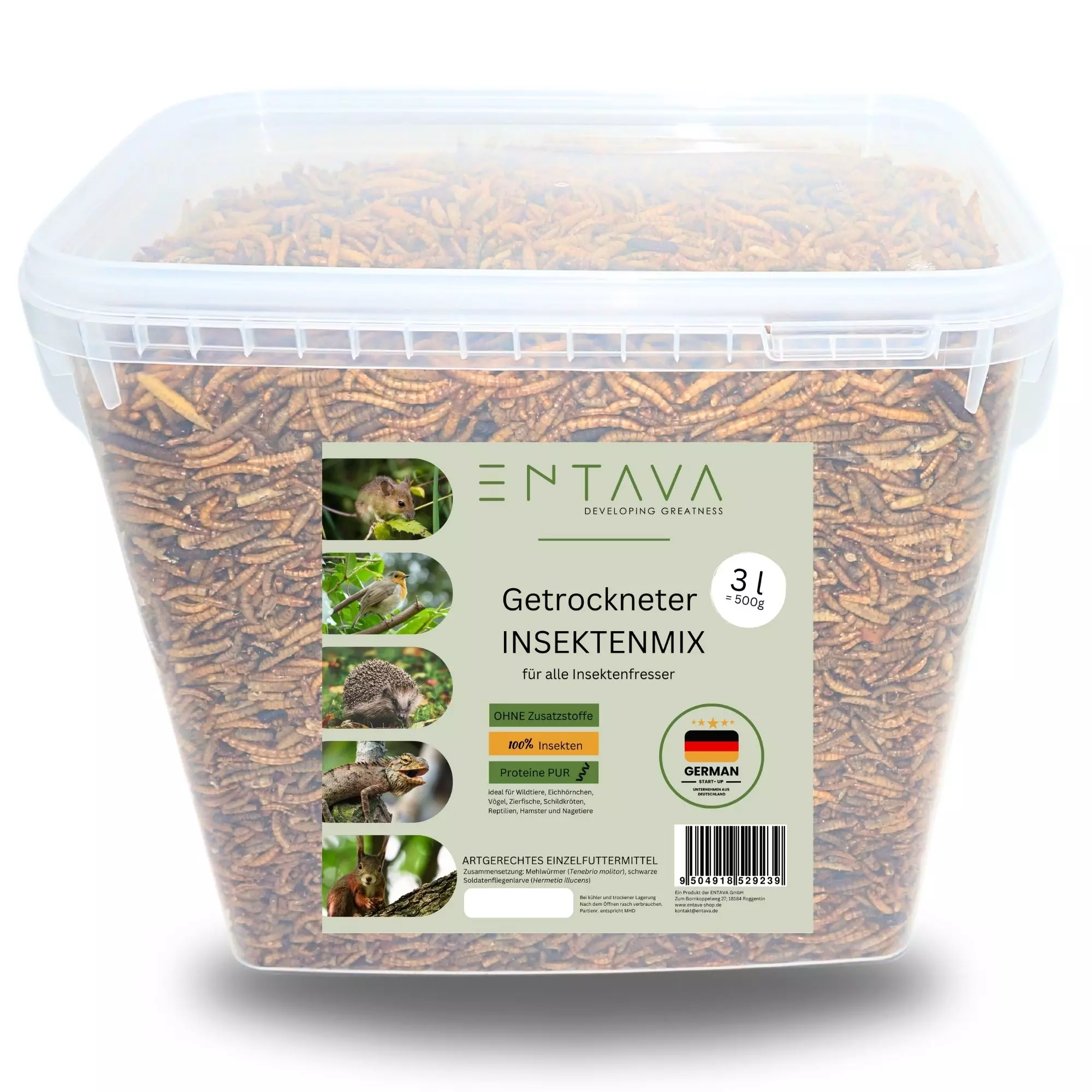 ENTAVA 3l nachhaltiger Insektenmix