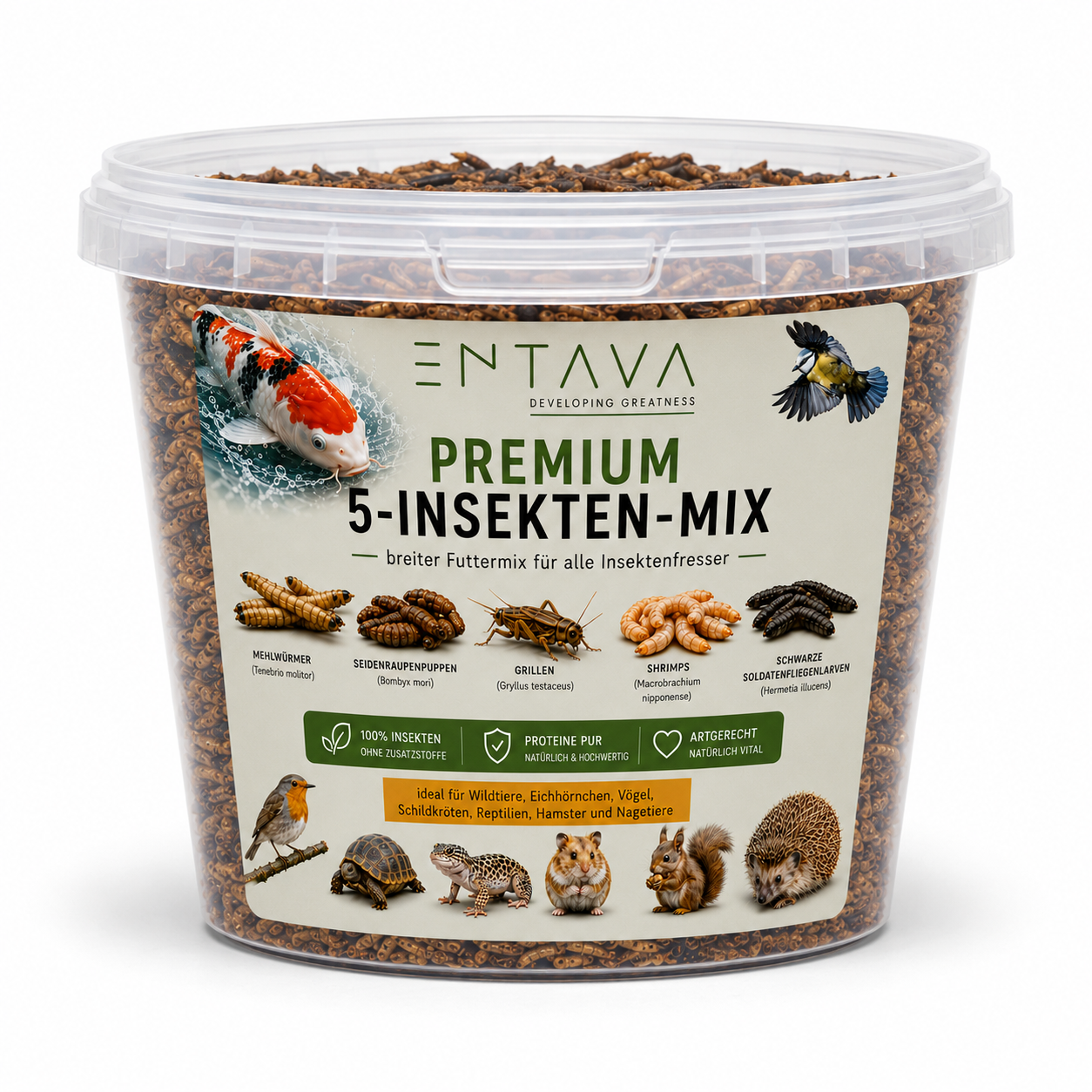 ENTAVA 3l Premium 5-Insekten-Mix